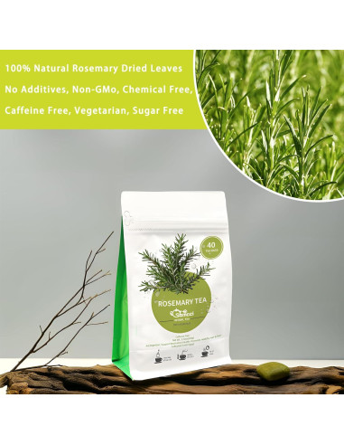 Té de Romero Samcci - 40 Bolsitas de 1.5g - Sin Cafeína