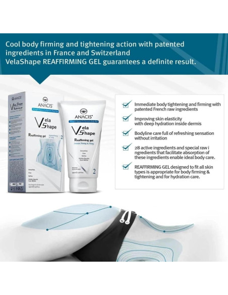 Gel Reafirmante Anti Celulitis Anacis 144.3 g - Hidratante