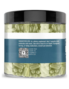 Cápsulas de Hoja de Damiana Earthborn Elements 200 Unidades 2