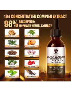 Tintura Digestiva Lukaree 60 mL - Ajenjo y Nuez Negra 2