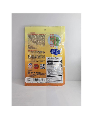 Rodajas de Ginseng Americano Hsu's Root 28 g - Calidad Premium