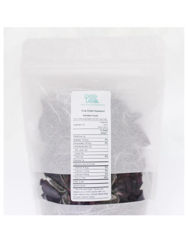 Alga Dulse Hoja Entera Cruda 227 g - Seaweed Kings - 100% Pura