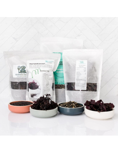 Alga Dulse Hoja Entera Cruda 227 g - Seaweed Kings - 100% Pura