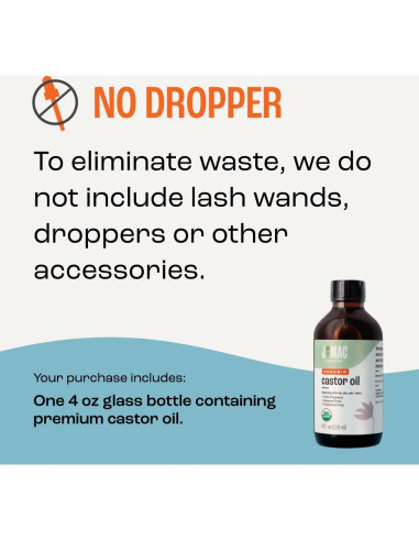 Aceite de Ricino Orgánico J MAC BOTANICALS 118 ml Vidrio