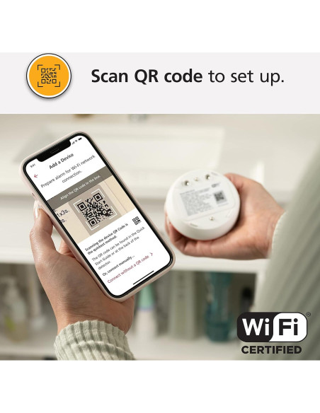 Detector de Fugas de Agua Kidde 60WLDR-W WiFi con Alarma