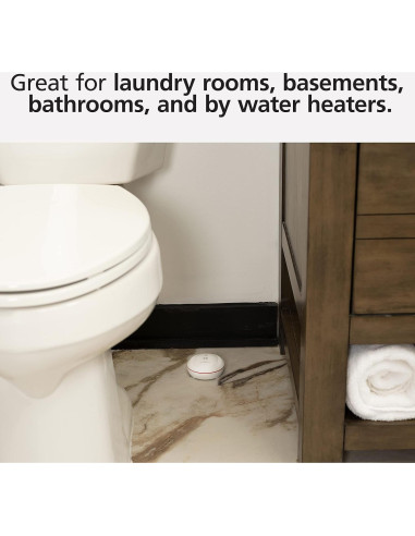 Detector de Fugas de Agua Kidde 60WLDR-W WiFi con Alarma