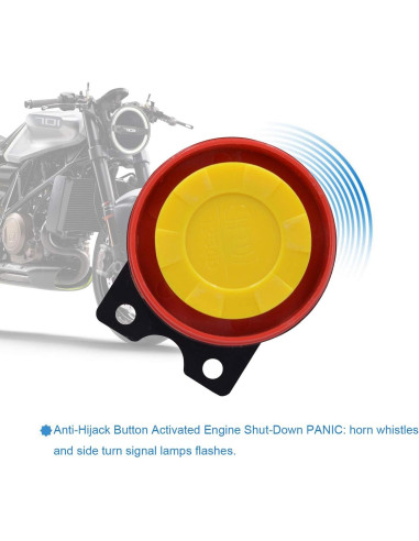 Kit de Seguridad para Motocicleta BlueFire con Alarma 125dB