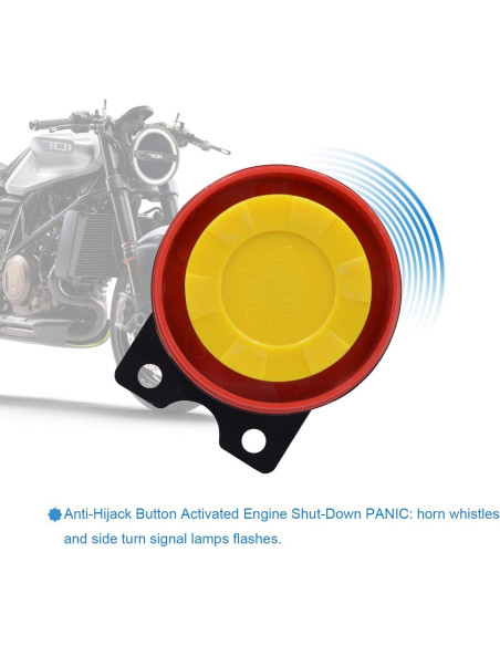 Kit de Seguridad para Motocicleta BlueFire con Alarma 125dB