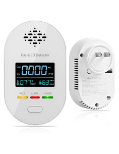 Detector de Monóxido de Carbono y Gas 4-en-1 FDUIOSPF