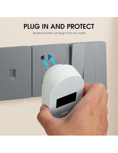 Detector de Monóxido de Carbono y Gas 4-en-1 FDUIOSPF