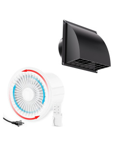 Kit de Ventilación HG Power 15 cm con Control Remoto y Cubierta