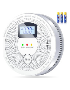 Detector de Humo y Monóxido de Carbono FEODSEW 2 en 1