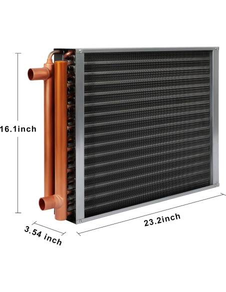 Intercambiador de Calor GPOAS 16x18 Agua a Aire para Estufas