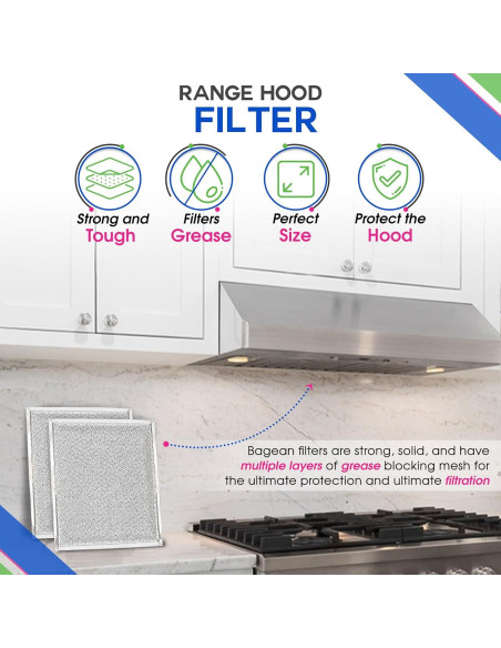 Filtro de Ventilación Bagean BP29 10.5" x 8.75" (2-Pack)