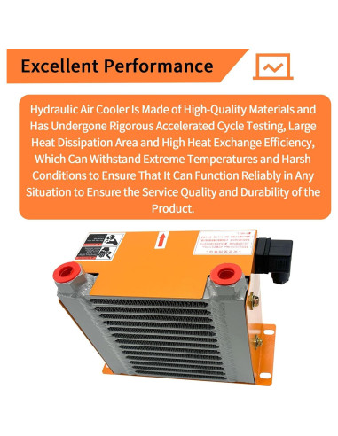 Enfriador de Aire Hidráulico 12V 48W CHAOHAI AJ0607T-CA