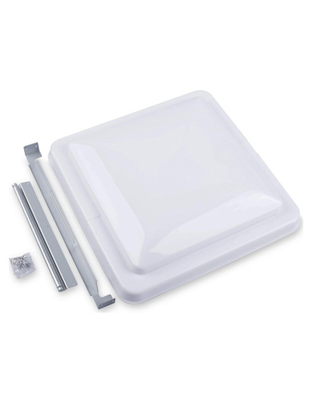 Cubierta de Ventilación de Techo RV Camp'N 14"x14" Blanca