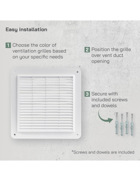Cubierta de Ventilación de Aire de Retorno Vent Systems 25.5cm