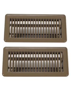 Cubierta de Ventilación Rocky Mountain 34.9x14.3 cm Marrón - Paquete de 2