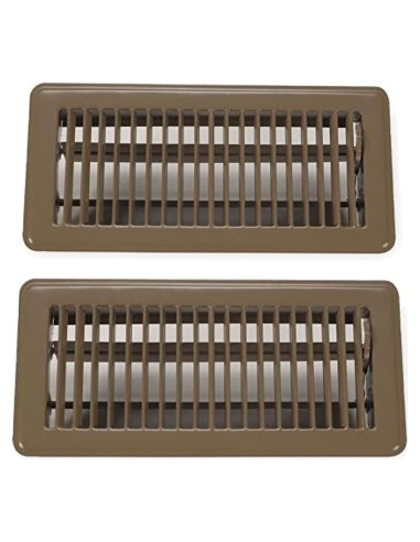 Cubierta de Ventilación Rocky Mountain 34.9x14.3 cm Marrón - Paquete de 2