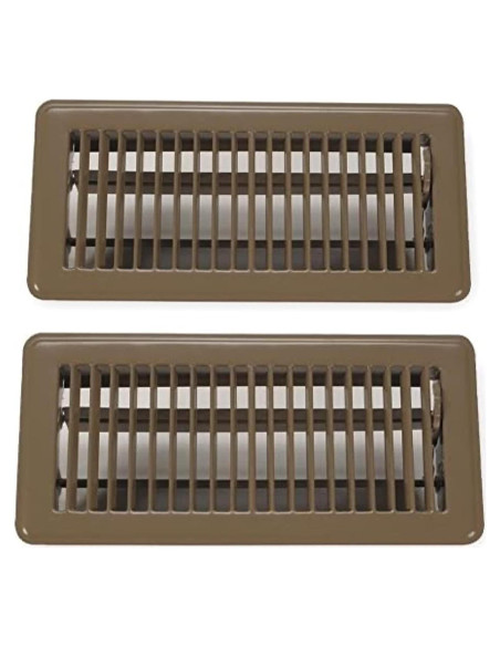 Cubierta de Ventilación Rocky Mountain 34.9x14.3 cm Marrón - Paquete de 2