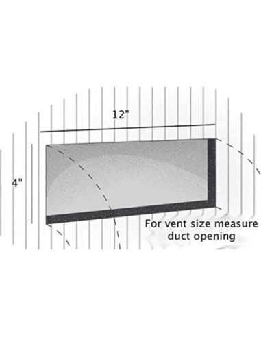 Cubierta de Ventilación Rocky Mountain 34.9x14.3 cm Marrón - Paquete de 2