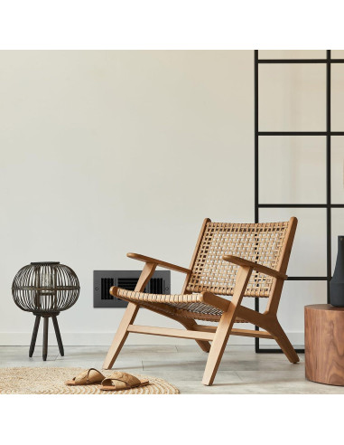 Cubiertas de Ventilación de Techo Wesiti 10x4" 2 Pcs Negro