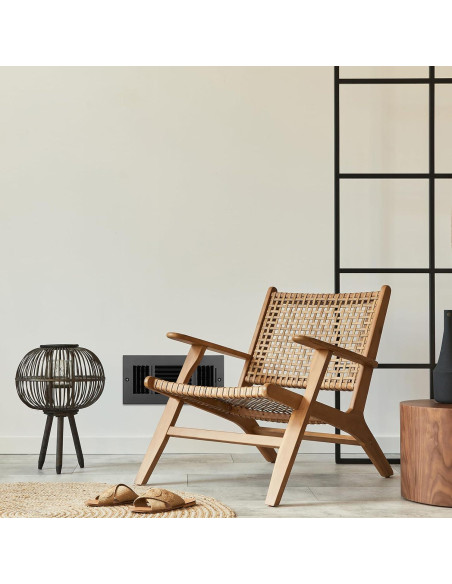 Cubiertas de Ventilación de Techo Wesiti 10x4" 2 Pcs Negro