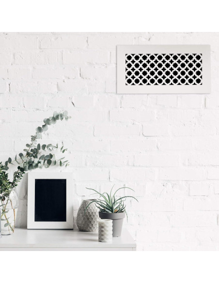 Cubierta de Ventilación SABA Home Decor 15.24x25.4 cm Blanco Cubierta de Ventilación SABA Home Decor 15.24x25.4 cm Blanco