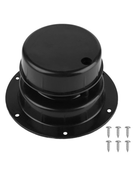 Cubierta de Ventilación de Techo RV Plástico Negro 13.4cm Cubierta de Ventilación de Techo RV Plástico Negro 13.4cm