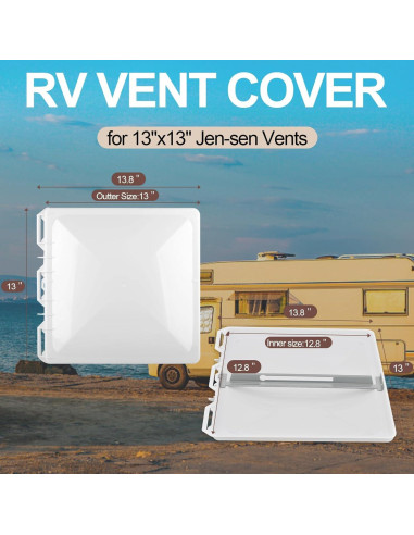 Tapa de Ventilación para RV Wadoy 33x33 cm Universal