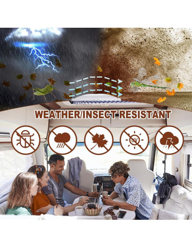 Tapa de Ventilación para RV Wadoy 33x33 cm Universal