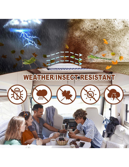 Tapa de Ventilación para RV Wadoy 33x33 cm Universal