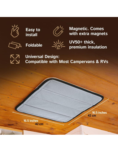 Cubierta Aislante de Ventilador MaxxAir Viviendo en una Burbuja 41.9x41.9cm