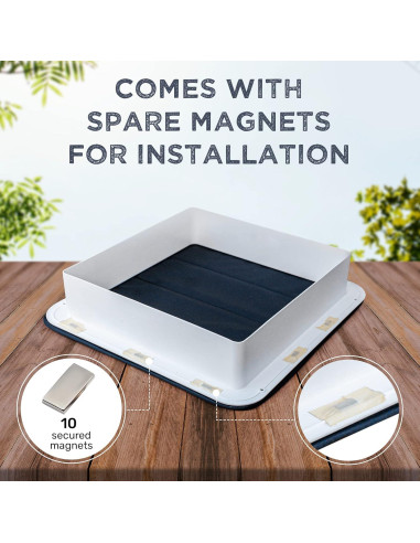 Cubierta Aislante de Ventilador MaxxAir Viviendo en una Burbuja 41.9x41.9cm