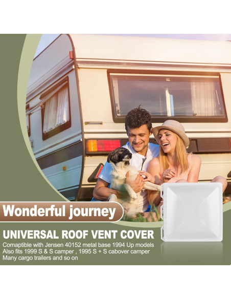 Tapa de Ventilación para RV Wadoy 33x33 cm Universal