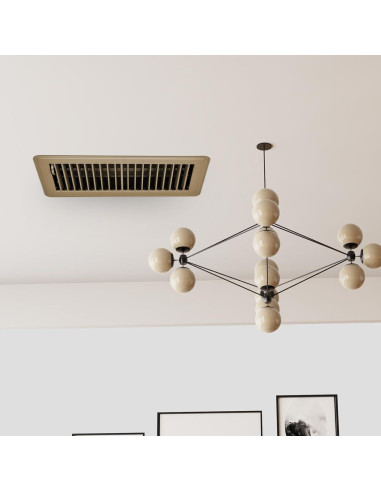 Cubiertas de Ventilación de Piso ACNOYEL 4x10" Marrón - 2 Piezas