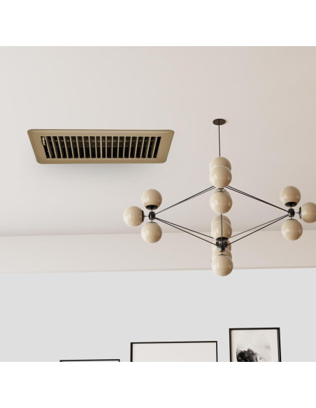 Cubiertas de Ventilación de Piso ACNOYEL 4x10" Marrón - 2 Piezas