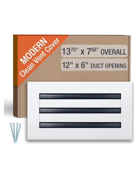 Cubierta de Ventilación Moderna FA-STAR 30.48x15.24 cm Aluminio