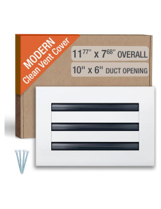 Cubierta de Ventilación Moderna FA-STAR 10x6 cm Aluminio Blanco