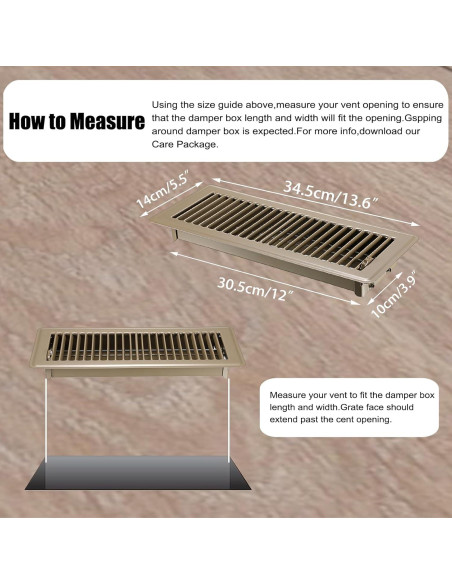 Cubiertas de Ventilación de Piso Sumnacon Metal 4x30 cm 3 Pzas