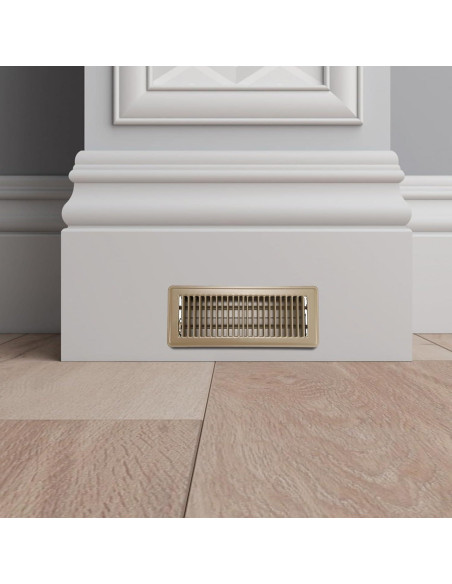 Cubiertas de Ventilación de Piso Sumnacon Metal 4x30 cm 3 Pzas