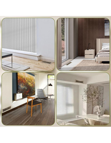 Cubiertas de Ventilación de Piso Sumnacon Metal 4x30 cm 3 Pzas