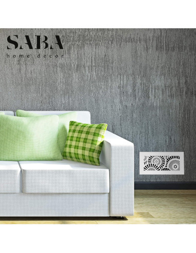 Cubierta de Ventilación SABA Home Decor Waterwheel 30.48x20.32 cm