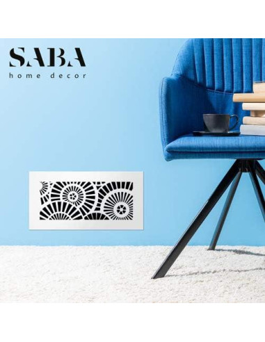 Cubierta de Ventilación SABA Home Decor Waterwheel 30.48x20.32 cm