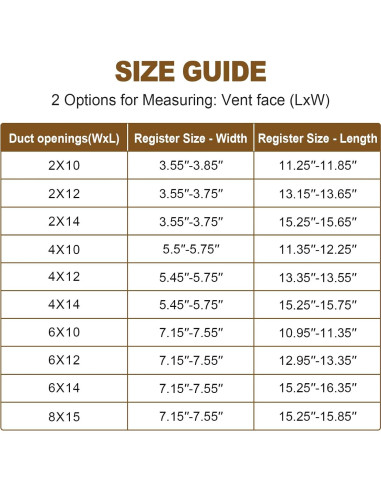 Cubiertas Magnéticas para Ventilación HQZHQZ 3 Paquete 19x30 cm
