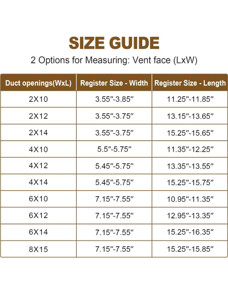 Cubiertas Magnéticas para Ventilación HQZHQZ 3 Paquete 19x30 cm