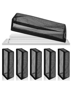 Zonon 6 Pcs Cubierta de Registro de Piso 10x25 cm Malla Ventilación