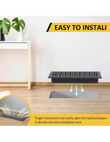 Cubiertas de Ventilación de Piso Lyrouej 14.5x30 cm 2 Paquetes