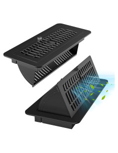 Cubiertas de Ventilación de Piso Touri 4x10" Ajustables 2 Pzas