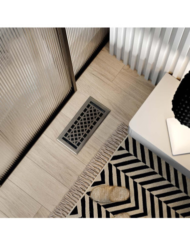 Cubierta de Ventilación Tiara Handicrafts 10x25 cm Bronce Antiguo